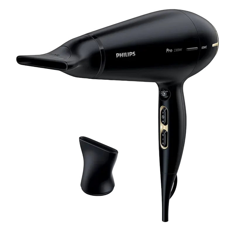 Electrocasnice - Uscător de păr Philips Prestige Pro HPS920/00, 2300 W, Negru