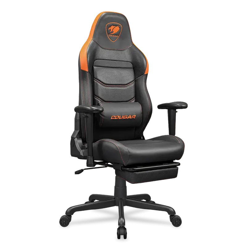 Игровое кресло Cougar Explore Neo, PVC Кожа, Черный | Оранжевый [5]