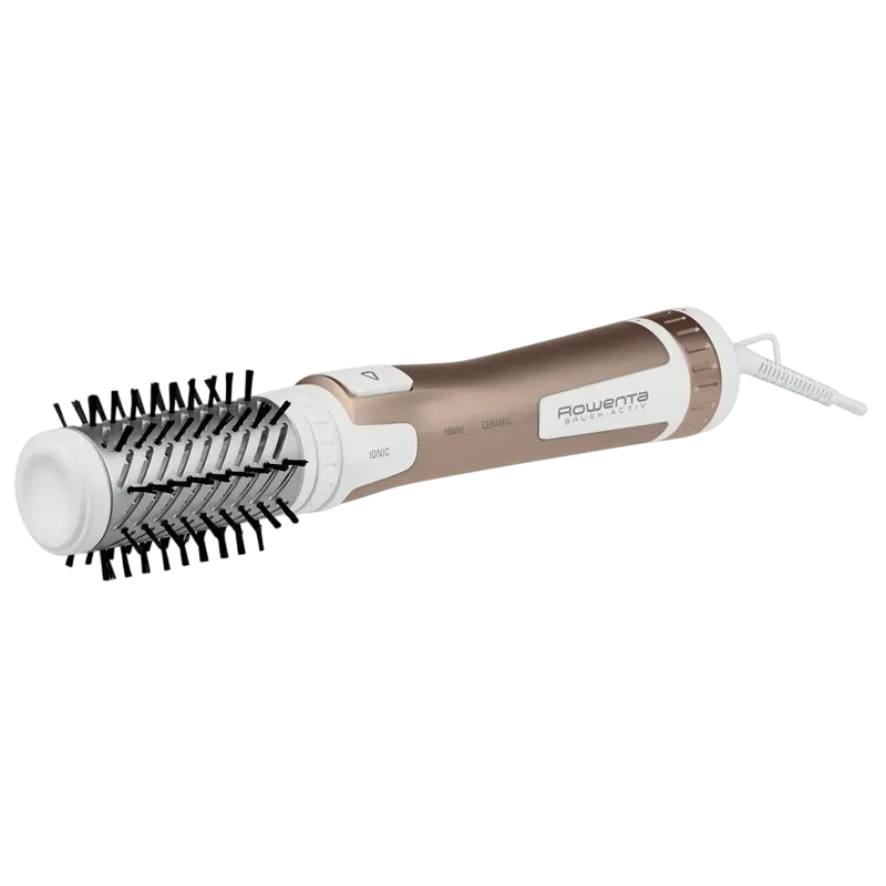 Фен-щетка Rowenta CF9520F0, 1000W, золотой | белый [1]