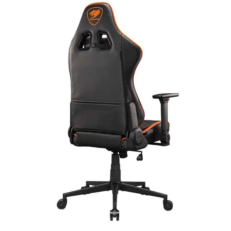 Scaun Gaming Cougar Armor One V2, PVC Piele, Negru | Portocaliu [6]