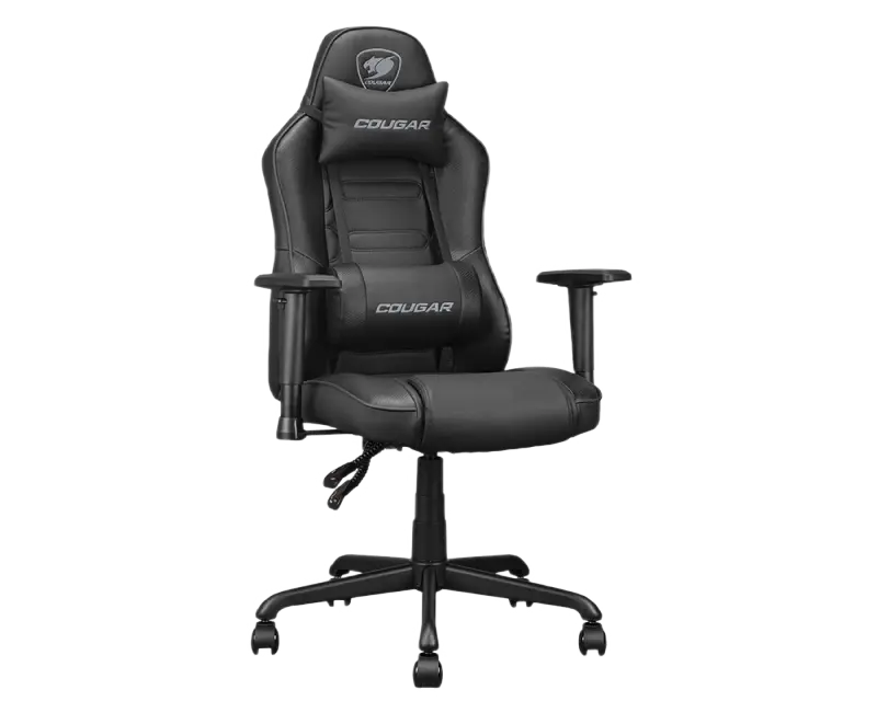 Игровое кресло Cougar Fusion S, PVC Кожа, Чёрный [5]