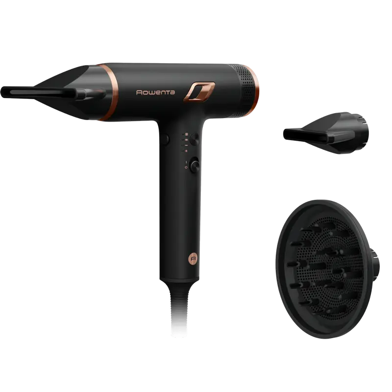 Îngrijire Personală - Uscător de păr Rowenta HY8310F0, 1700W, Negru