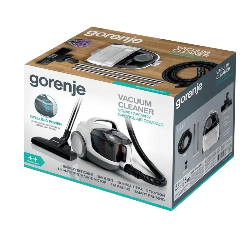 Aspirator Gorenje VCEA01GACWCY, Alb | Negru [1]