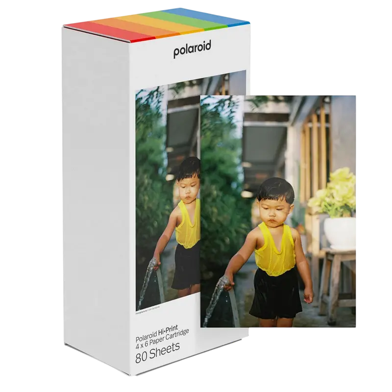 Aparate foto - Polaroid Hi Print 4x6 - Комплект Картриджей Фотобумаги (80 Штук)