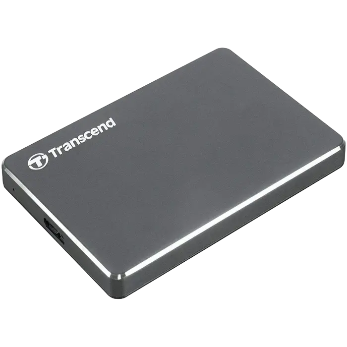 Внешний портативный HDD Transcend StoreJet 25C3, 1 ТБ, Iron Gray (TS1TSJ25C3N) [1]