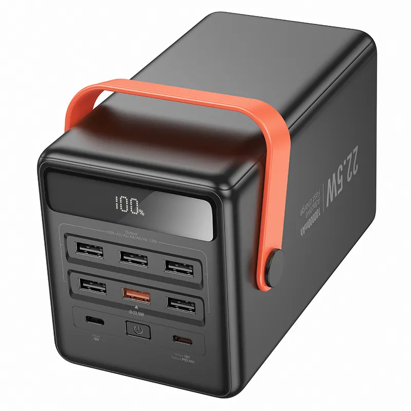 Пауэрбанк HOCO J142 Surpass 100000mAh, 22.5W + PD20W, с LED-дисплеем – мощность, которая никогда не подведёт! [0]