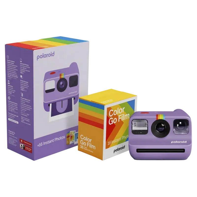 Aparate foto - Polaroid Go Поколение 2 - Ультракомпактная Моментальная Камера (Фиолетовый)