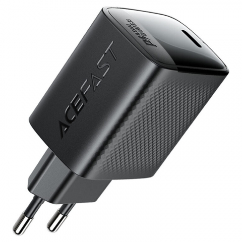 Electronice - Încărcător GaN A112 PD45W cu un port USB-C, Negru (EU)