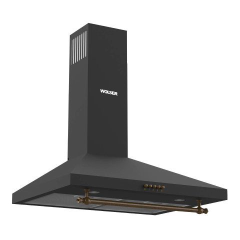 Hote - Hota de bucătărie Wolser WL-B 60 M BLACK Rustic