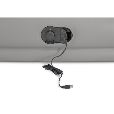 Надувной матрас INTEX «Velur Prestige» 203x152x30 см с USB-насосом FastFill [6]