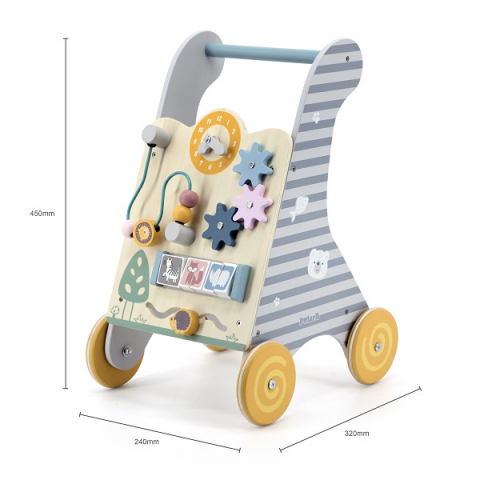 Premergător din lemn cu panou educativ – PolarB by Viga Toys [8]