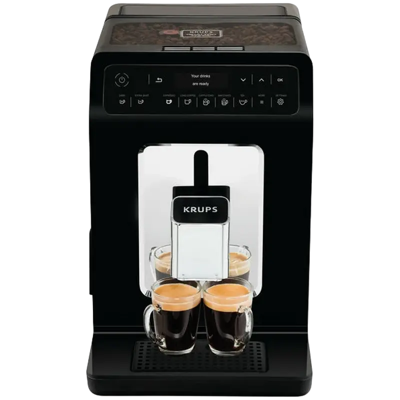 Бытовая техника - Кофеварка Krups EA890810, Черная