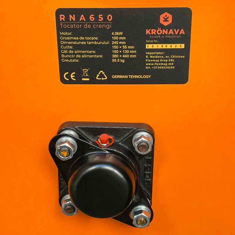 Tocător de crengi pe benzină Kronava RNA650 – 4000 W, 4 timpi, diametru tocare 100 mm – Putere și independență totală pentru grădină, livadă sau șantier! [16]