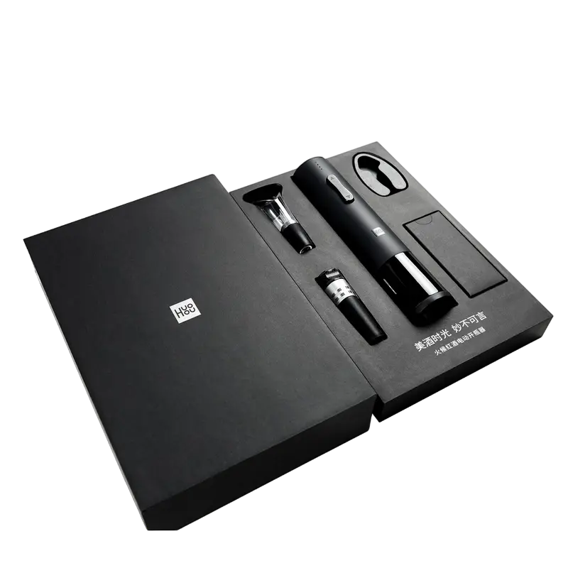 Set pentru vinuri Huohou HU0047, Negru [4]