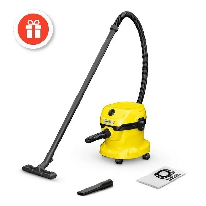 Electrocasnice - Aspirator Karcher WD 2 Plus V-12/4/18 + Filtre-saci KFI 357, Galben
