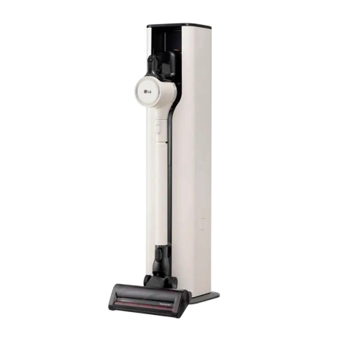 Electrocasnice - Aspirator vertical fără fir LG A9T-PRIME1C Bej (260 W, 60 min autonomie, HEPA)