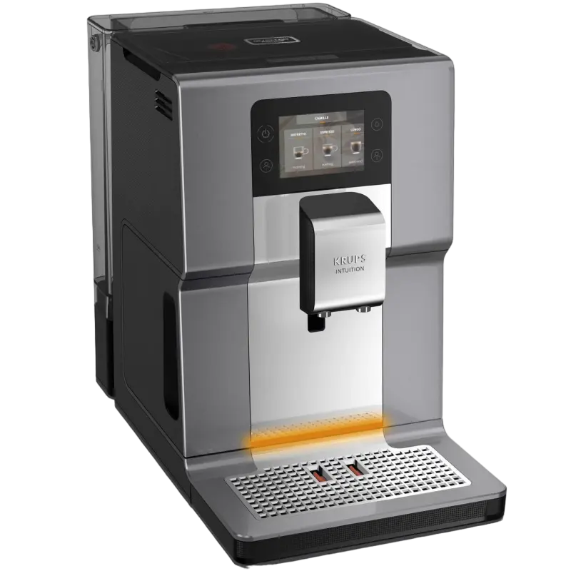 Кофеварка Krups EA875E10, Серебристый [3]