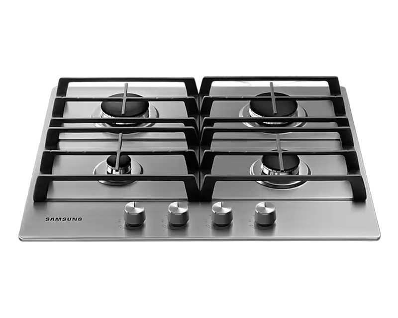 Встраиваемая Газовая Варочная Панель Samsung NA64H3010AS/WT, Инокс с Чугунными Решетками [3]
