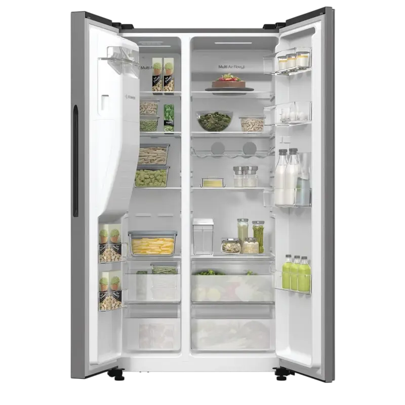 Frigider Hisense RS5P535NTCE, Oțel inoxidabil [1]