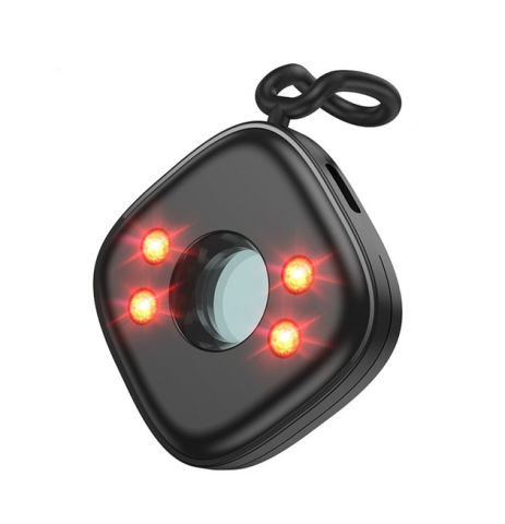 Infrared Detector - Detector Anti-Cameră Spion GM231, Negru – Scanare Infraroșu, Compact, Reîncărcabil