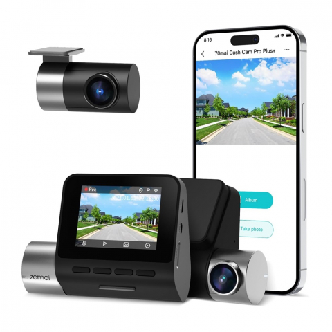 70Mai Smart Dash Cam Pro Plus+ A500S – Claritate Ultra HD 2.7K și Siguranță Avansată [2]