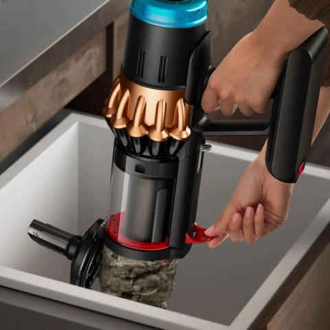 Беспроводной вертикальный пылесос Dyson V16 Piston Animal (495948-01) Чёрный (315 Вт, 70 мин работы, контейнер 1,3 л) [4]