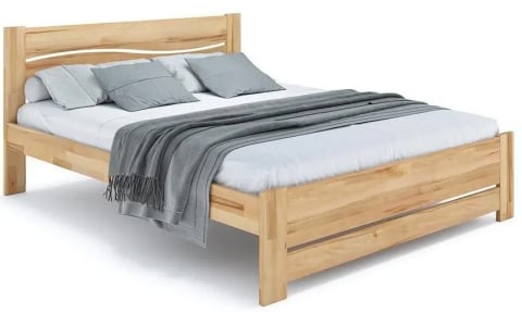 Paturi pentru dormitor - Pat din lemn KLEN Venetia 180 x 200 cm Natural