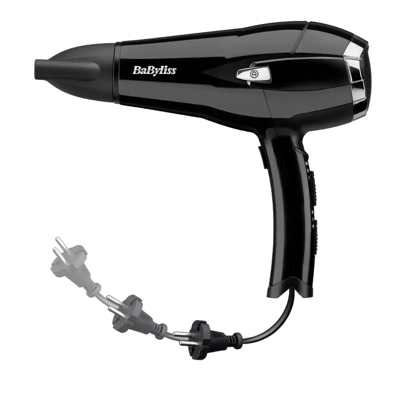 Uscător de păr BaByliss D374DE, 2000W, Negru [7]