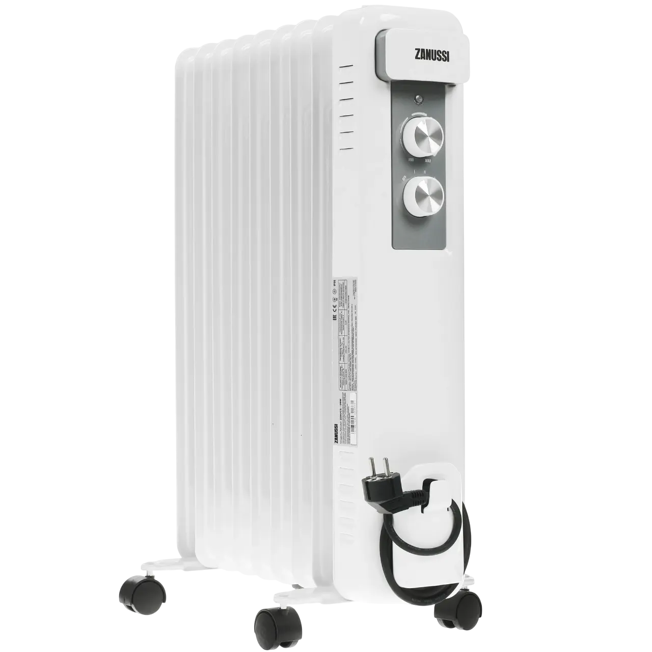 Обогреватели - Масляный радиатор Zanussi ZOH/CS-09W, 2000W
