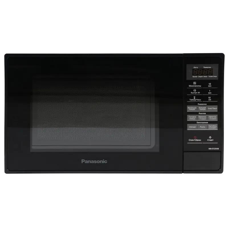 Крупная бытовая техника - Микроволновая печь Panasonic NN-ST25HBZUE, Черная