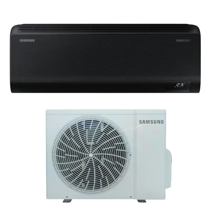 Aparate de aer condiționat - Aparat de aer condiționat Split Samsung AR70F12C1BBNUA, 12kBTU/h, Negru