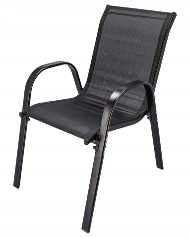 Set mobilier de grădină FIESTA Negru – eleganță modernă și confort pentru relaxare în aer liber [4]