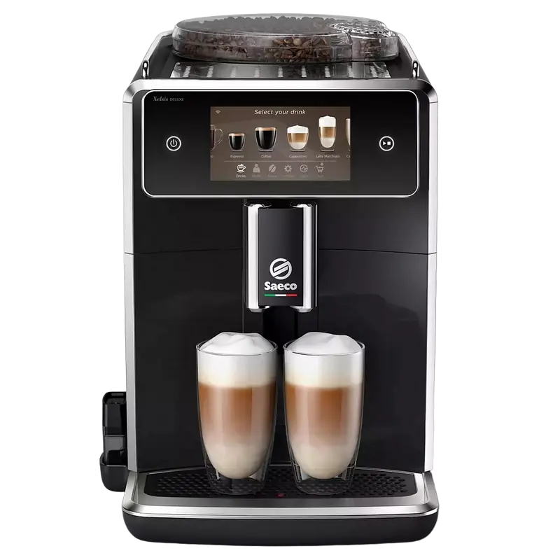 Портативная кофеварка Saeco Xelsis Deluxe SM8780, Черная [4]