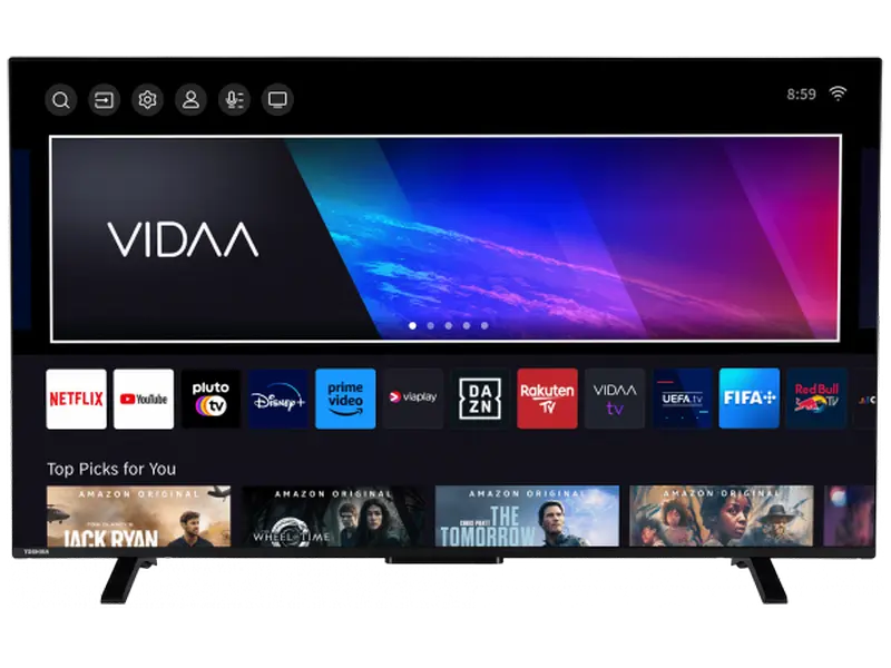 Televizoare - QLED SMART TV Toshiba 55QV2363DG 55" 4K UHD VIDAA U OS Negru