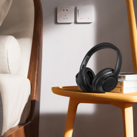 Căști Bluetooth H1 cu Anulare Activă Hibridă a Zgomotului – Tehnologie de Top și Sunet Imersiv [2]
