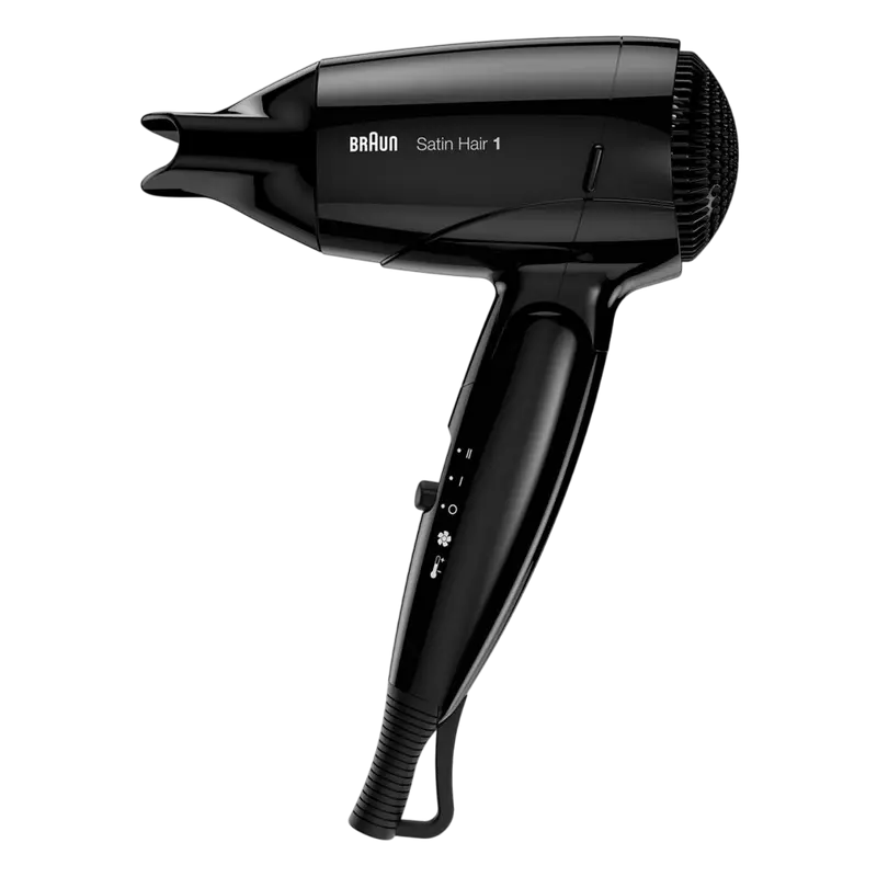 Uscător de păr Braun Style & Go HD130, 1200W, Negru [3]