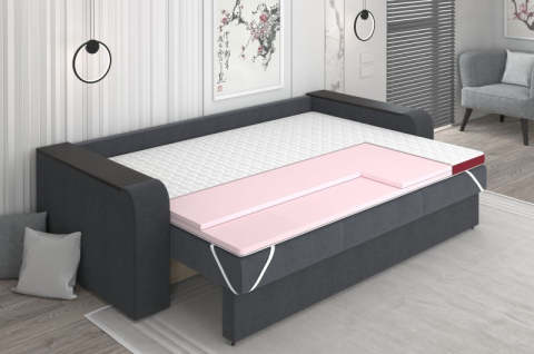 Topper Granat 140 x 200 cm [2]