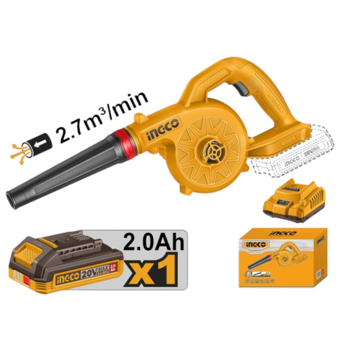 Дом и сад - Аккумуляторная воздуходувка Ingco CABLI20781 (1 аккумулятор)