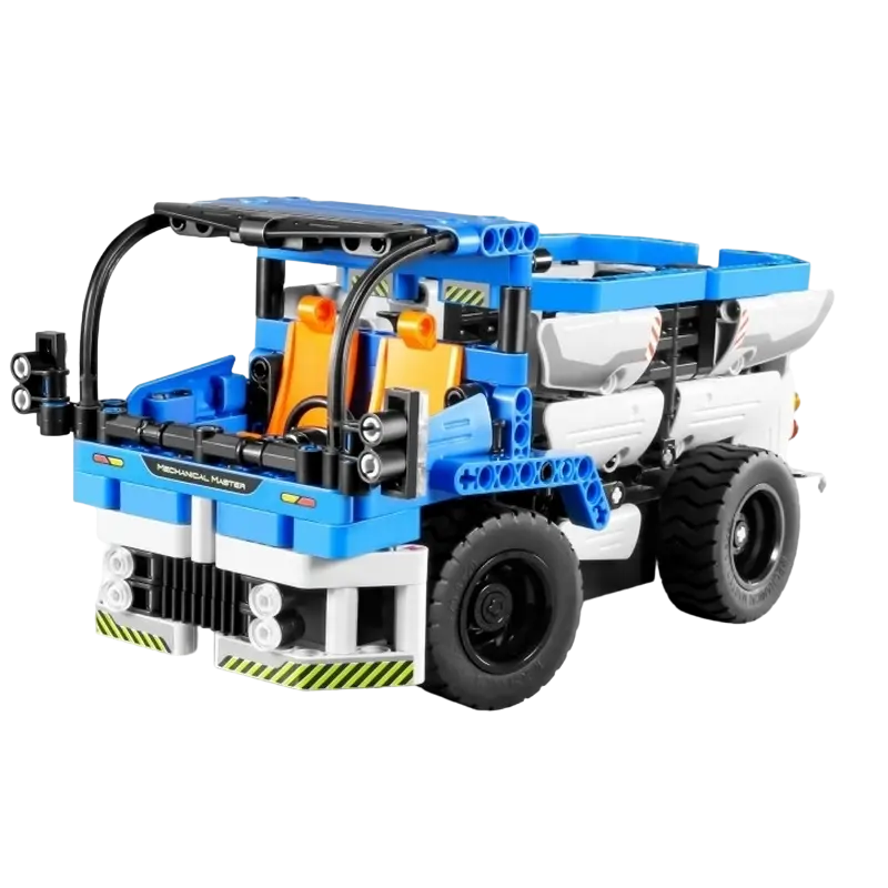 Seturi de construcție - XTech Bricks: 2in1, Mixer Truck, R/C 4CH, 394 pcs
