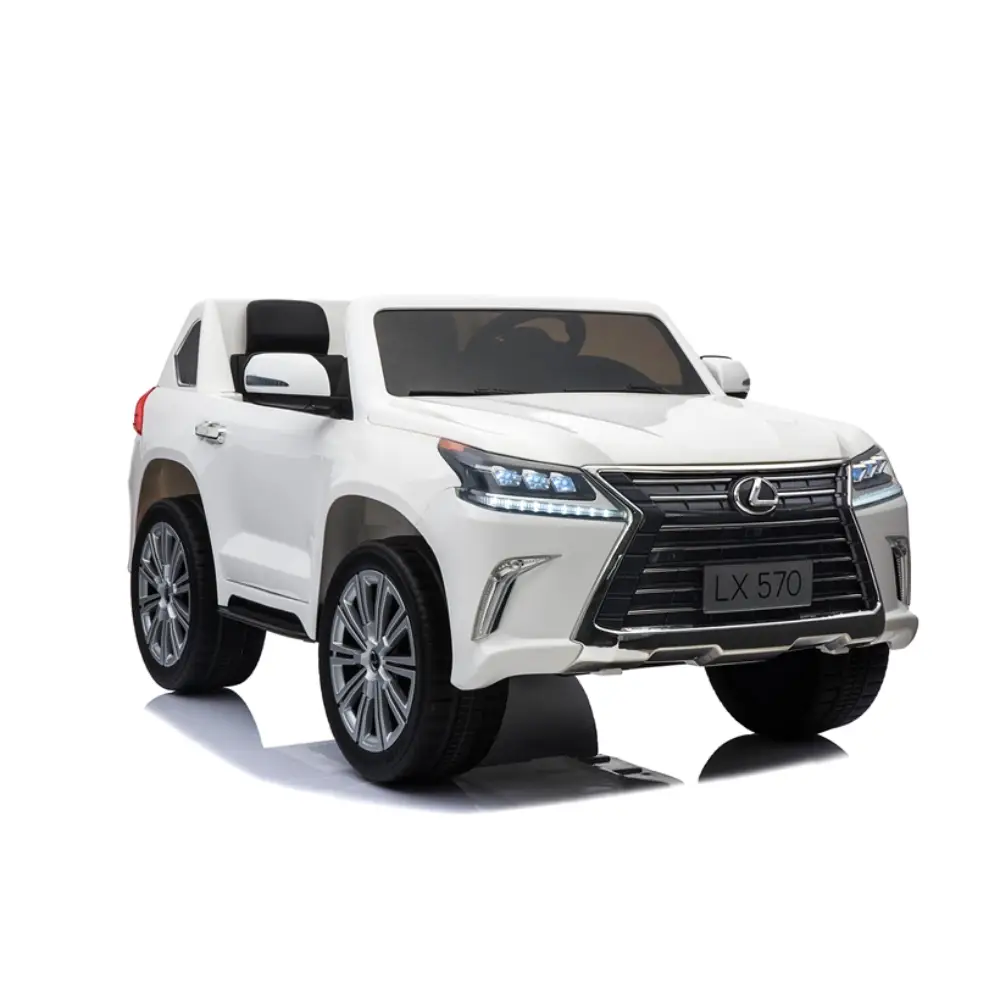 Электромобиль Lexus 570 (белый, 134×85×63 см) [1]