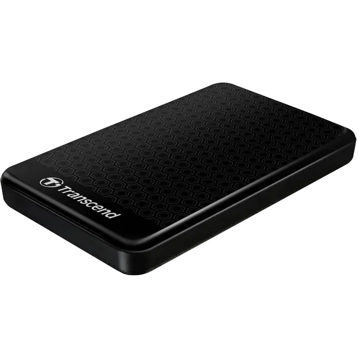 SSD Extern - Внешний портативный HDD Transcend StoreJet 25A3, 2 ТБ, Черный (TS2TSJ25A3K)