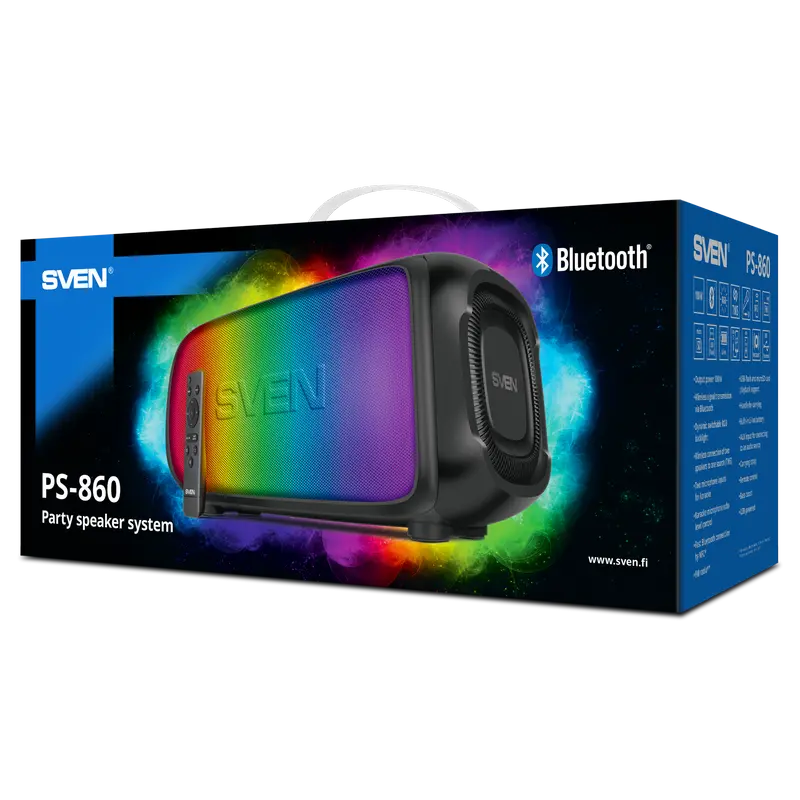 Портативная колонка SVEN PS860, Черный [1]