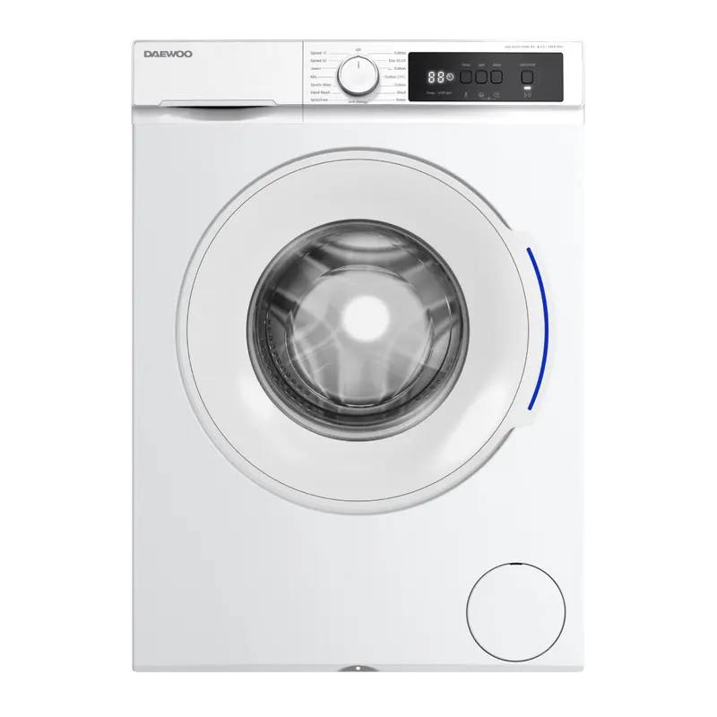 Mașini de Spălat Rufe - Mașină de spălat rufe Daewoo WM-FA8512W0D-RS, 8 kg, 1200 rpm, Alb – Performanță și eficiență la fiecare spălare