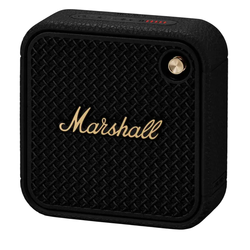 Ультрапортативная Bluetooth Колонка Marshall Willen II (Черный | Латунь) [1]