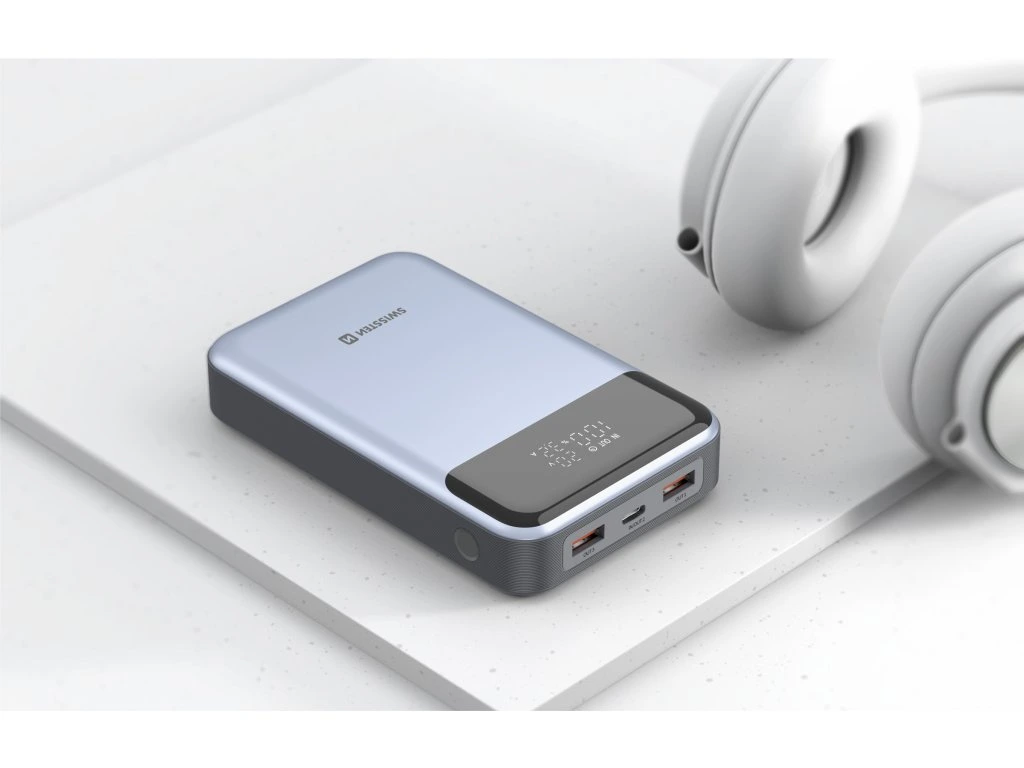 Swissten Powerbank 20 000 mAh 100W – Putere pentru Laptopuri și Dispozitive Multiple [1]