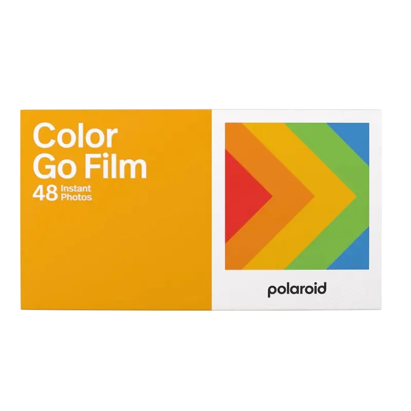 Aparate foto - Polaroid Go Color Film - Мега-Набор (48 Штук, Белая Рамка)