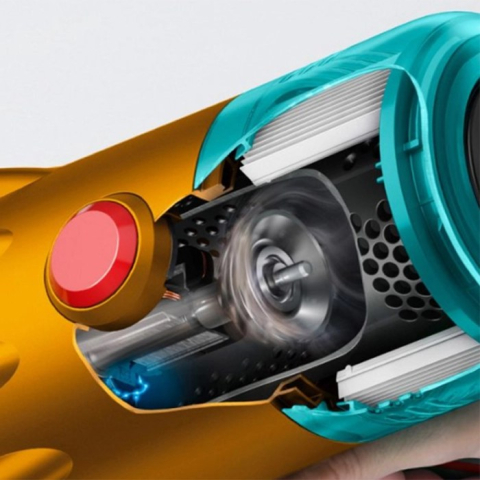 Aspirator vertical fără fir Dyson V12s Detect Slim Submarine Argintiu (uscat + umed, 60 min autonomie, HEPA) [4]