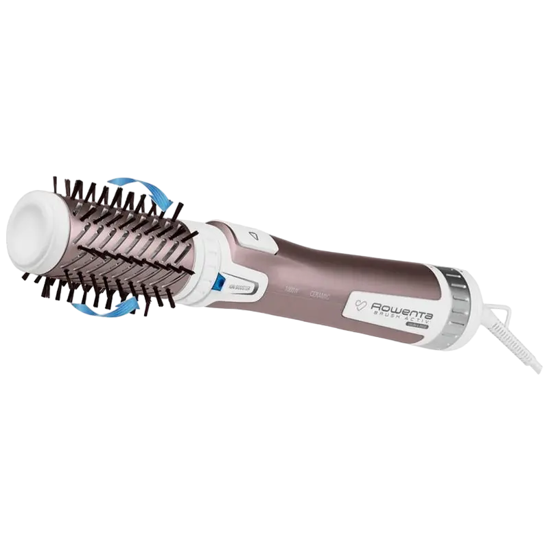 Uscător de păr-perie Rowenta Activ Premium Care CF9540F0, 1000W, Alb | Roz [1]