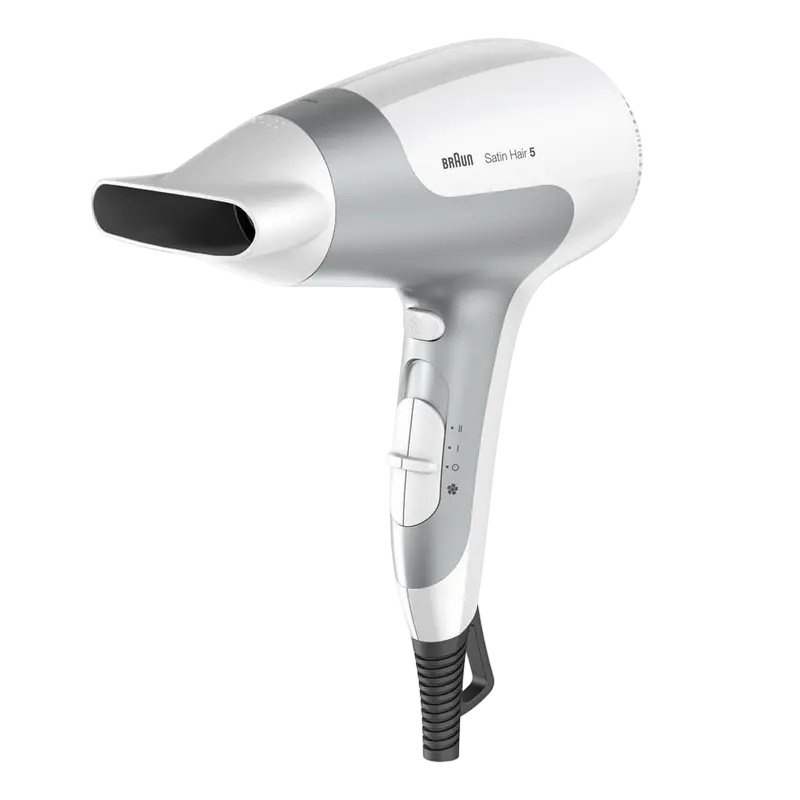 Electrocasnice - Uscător de păr BRAUN Satin Hair 5 PowerPerfection, 2500 W, Alb