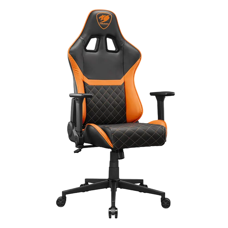 Scaun Gaming Cougar Armor One V2, PVC Piele, Negru | Portocaliu [4]